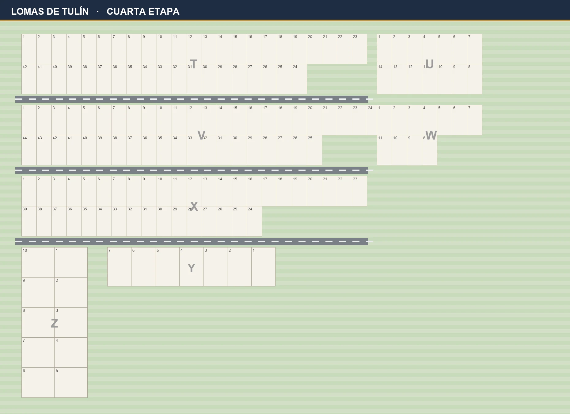 Plano de Lomas de Tulín — Cuarta Etapa