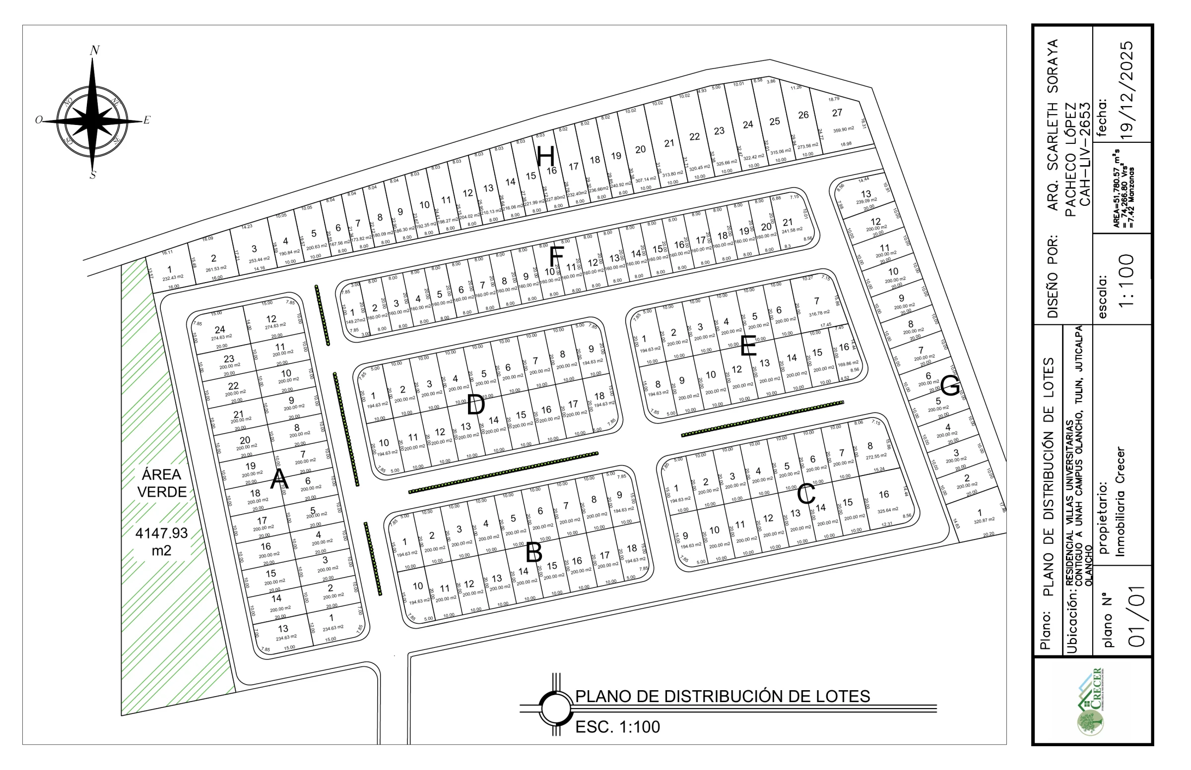 Plano de Villas Universitarias