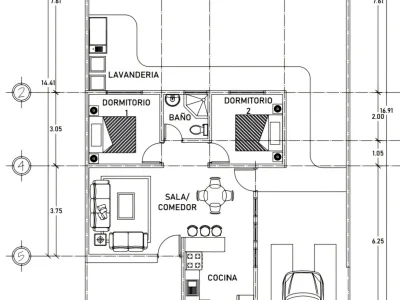 Casa Modelo Moscú en Residencial Quinta Bertita, Juticalpa